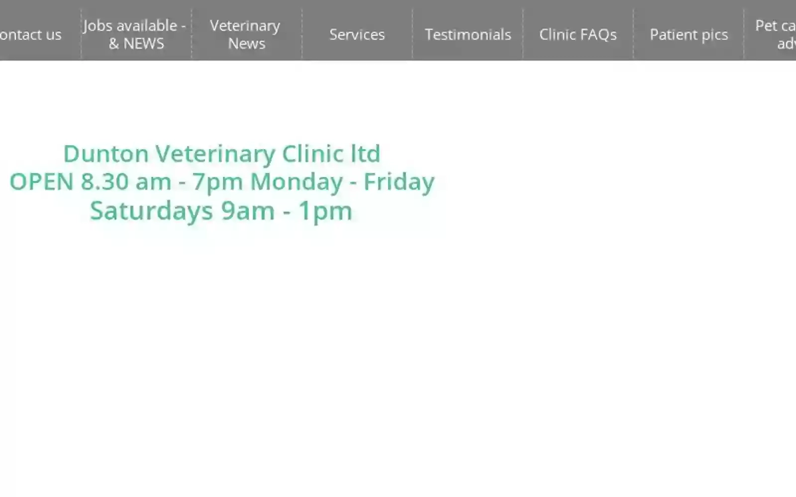 Dunton Veterinary Clinic Dunton Veterinary Clinic