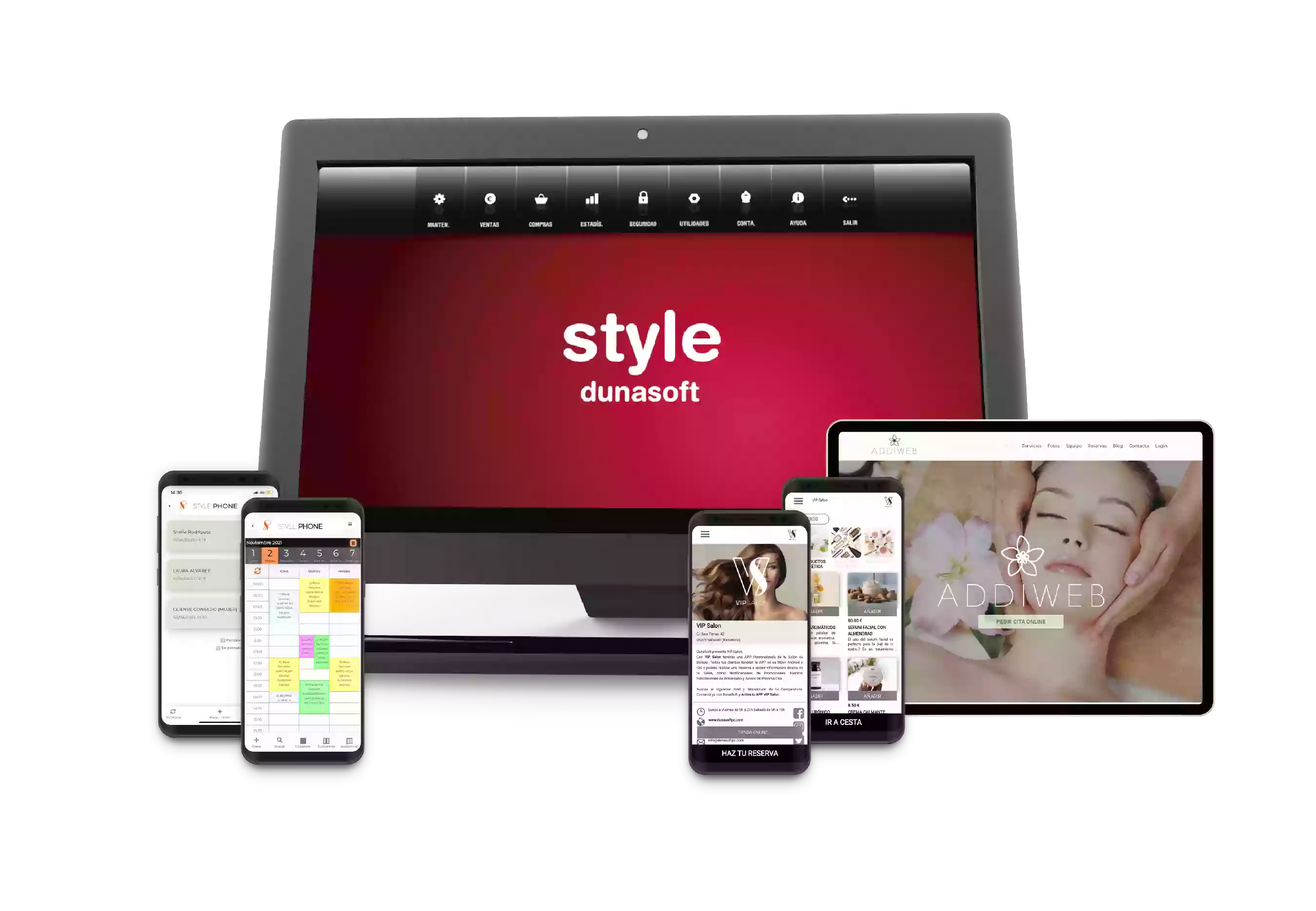 DunaSoft - Software de Gestió per a Salons de Bellesa DunaSoft - Software de Gestió per a Salons de Bellesa