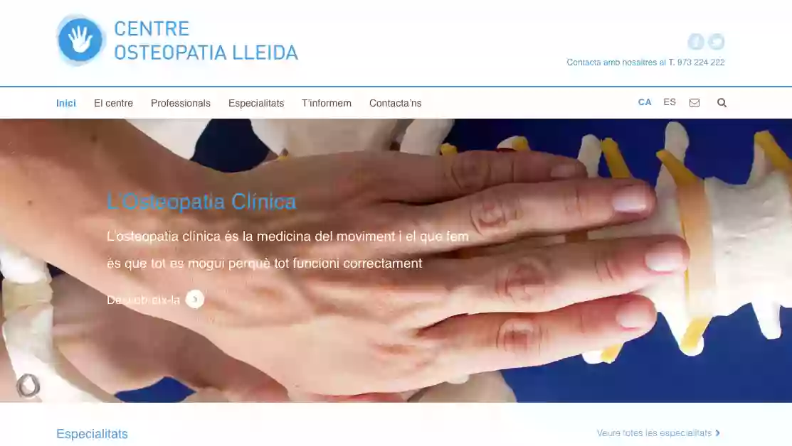 Centre Osteopatia Lleida Centre Osteopatia Lleida