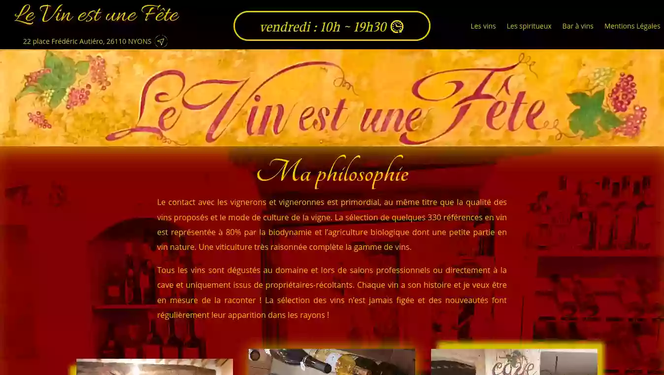 Le vin est une fête Le vin est une fête