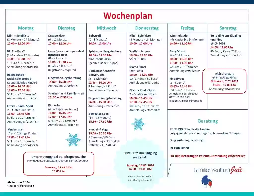 Familienzentrum Juli Familienzentrum Juli