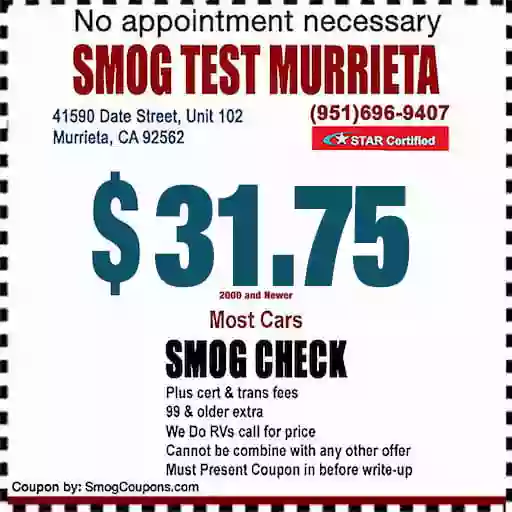 Smog Test Murrieta Smog Test Murrieta