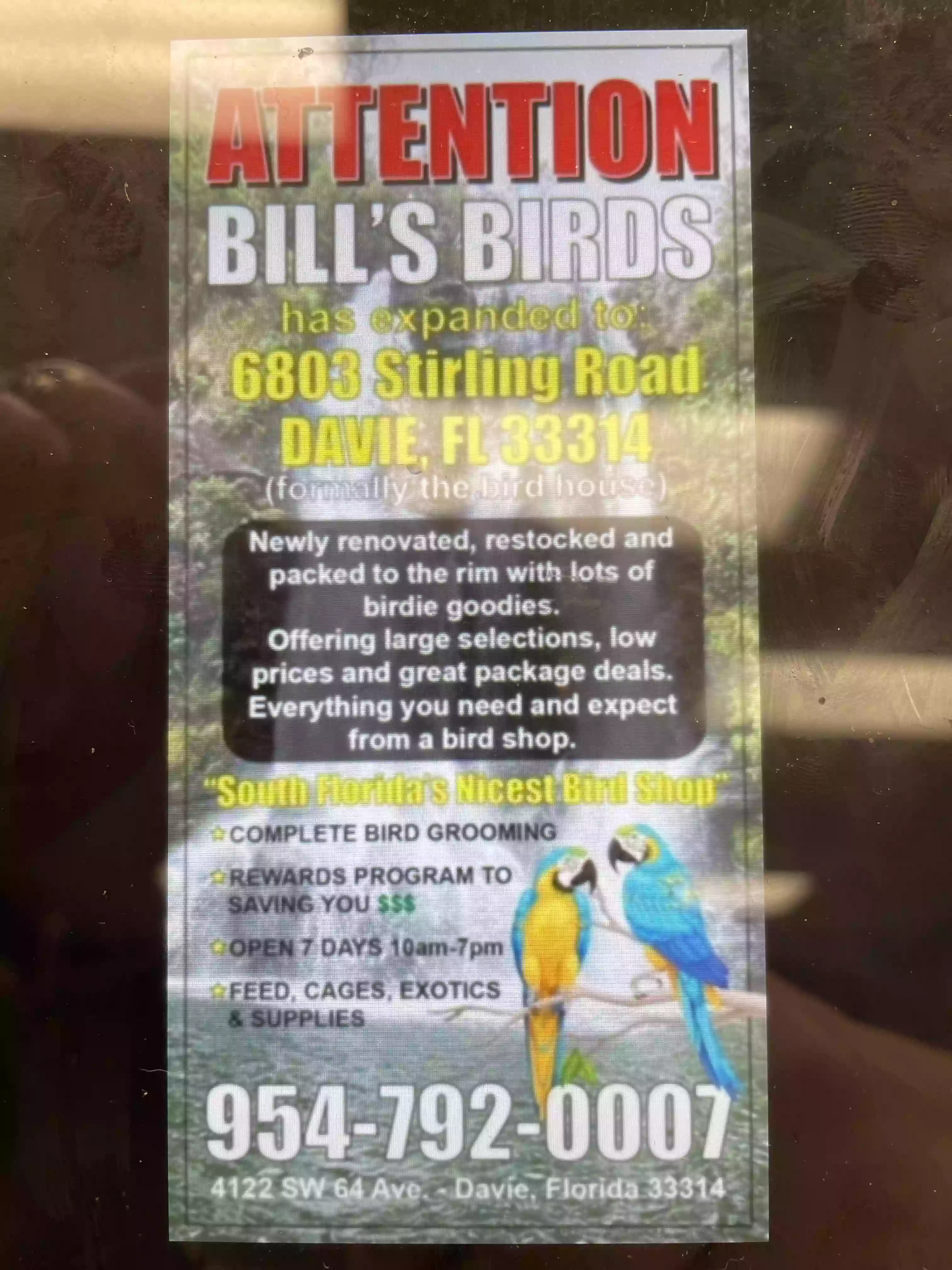 Bill's Birds Bill's Birds