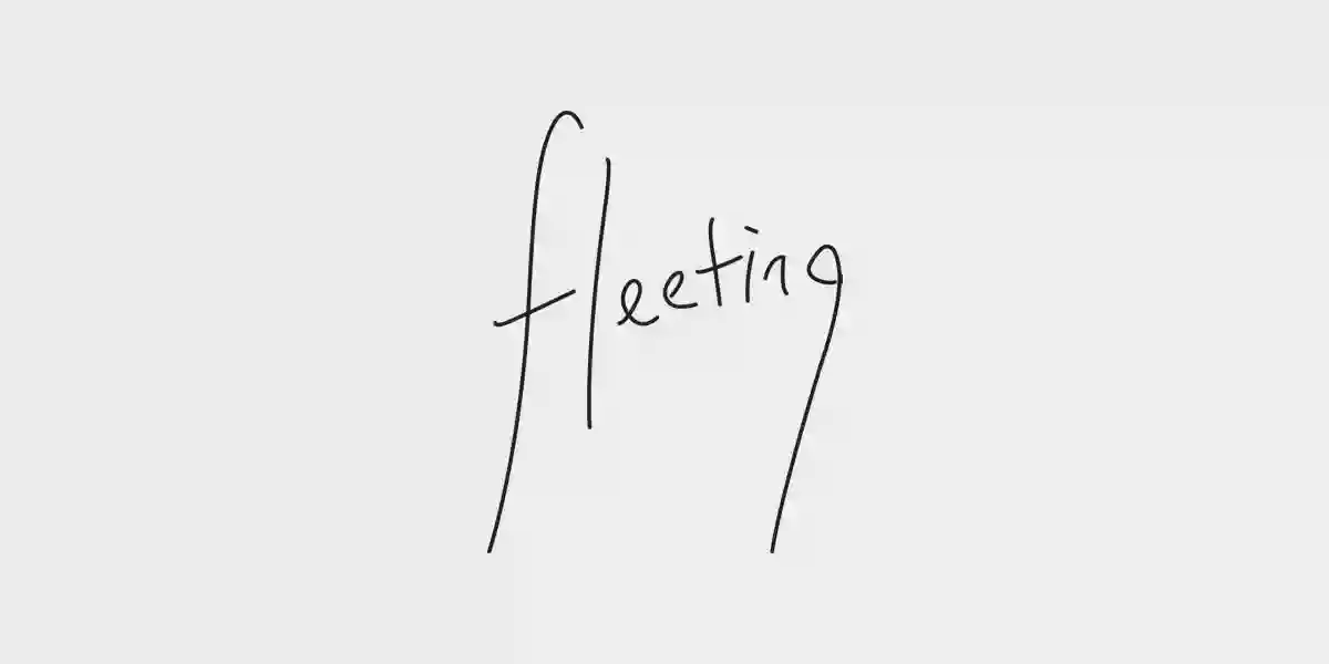 Fleeting Fleeting