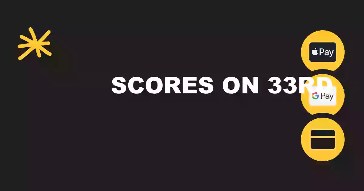 Scores on 33rd Scores on 33rd