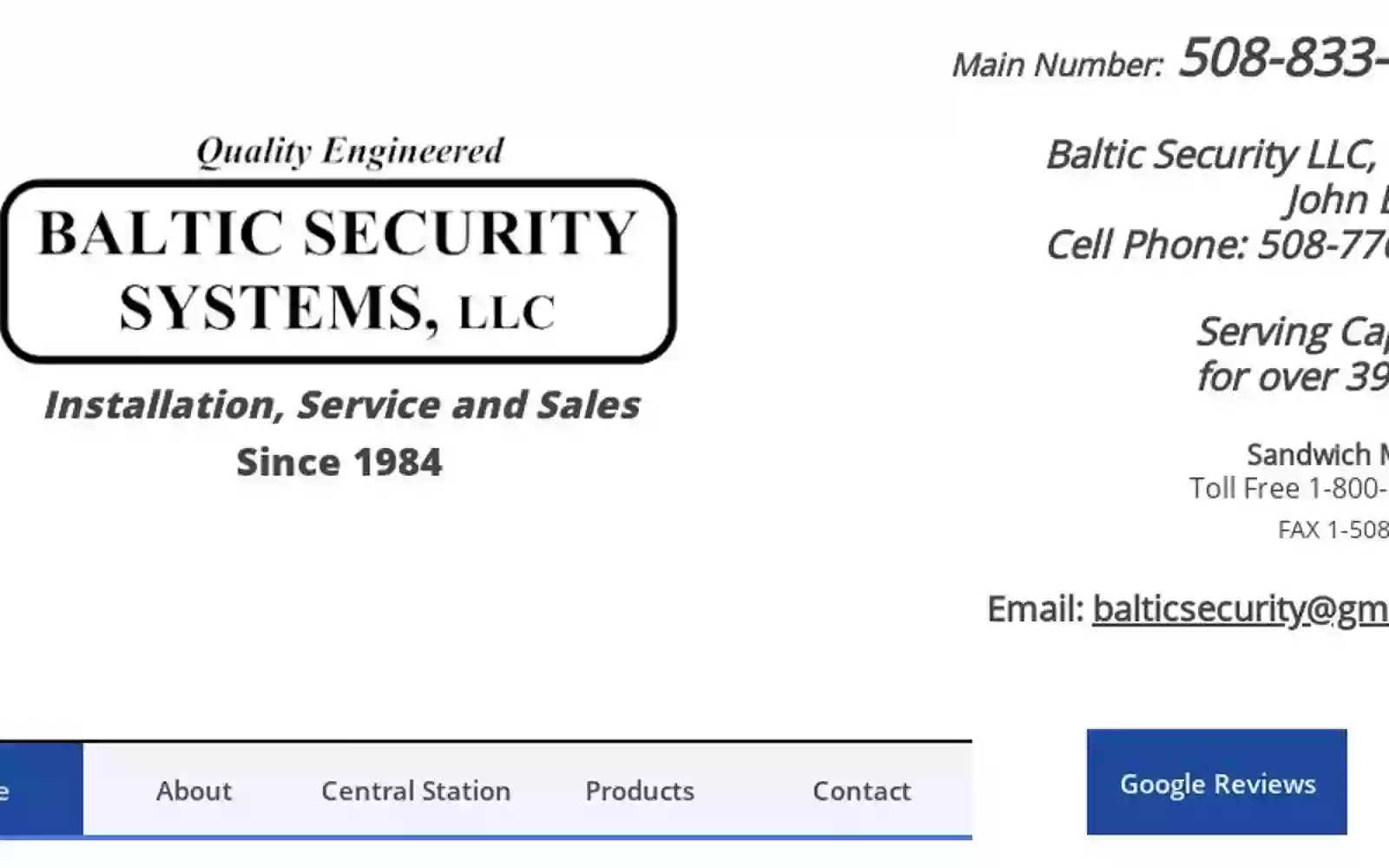 Baltic Security, LLC Baltic Security, LLC