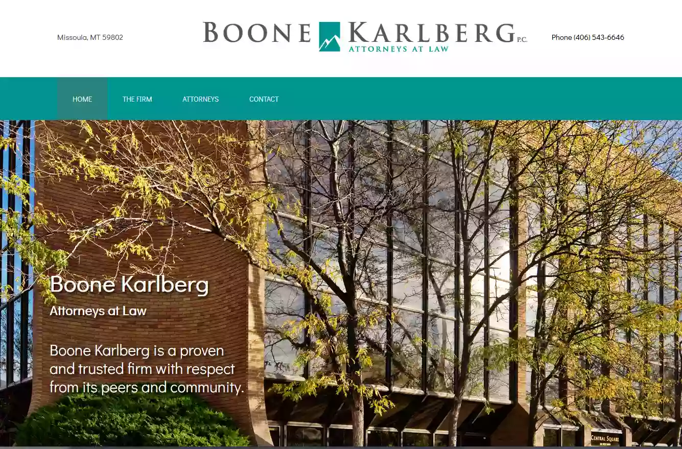 Boone Karlberg P.C. Boone Karlberg P.C.