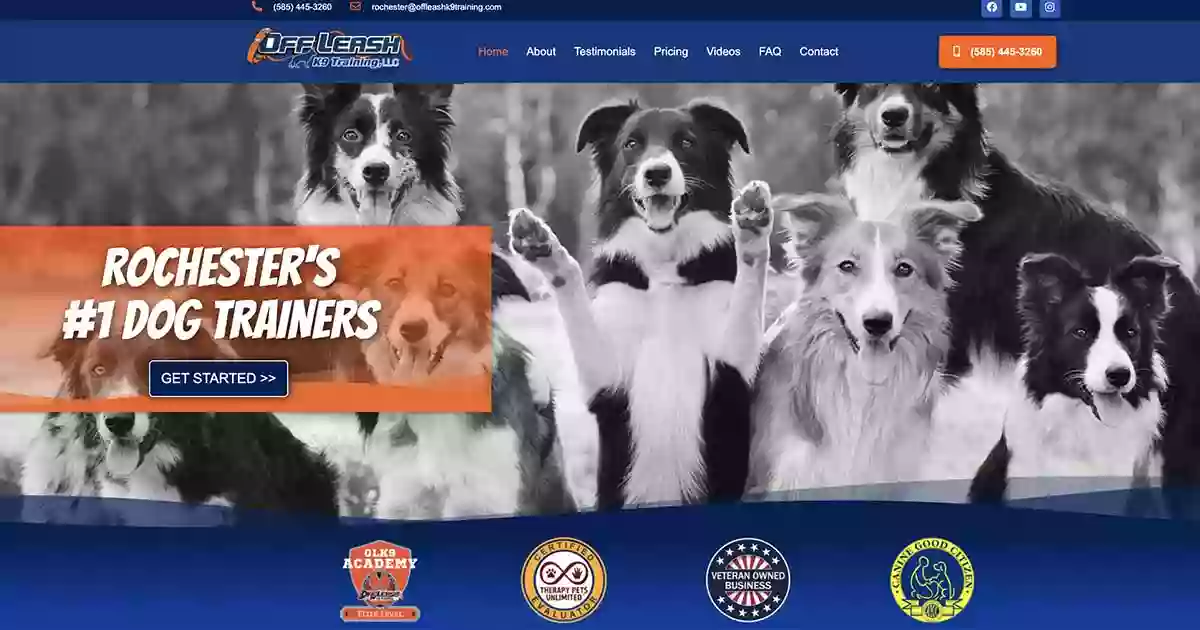 Off Leash K9 of Rochester/Syracuse/Buffalo Dog Trainers Off Leash K9 of Rochester/Syracuse/Buffalo Dog Trainers