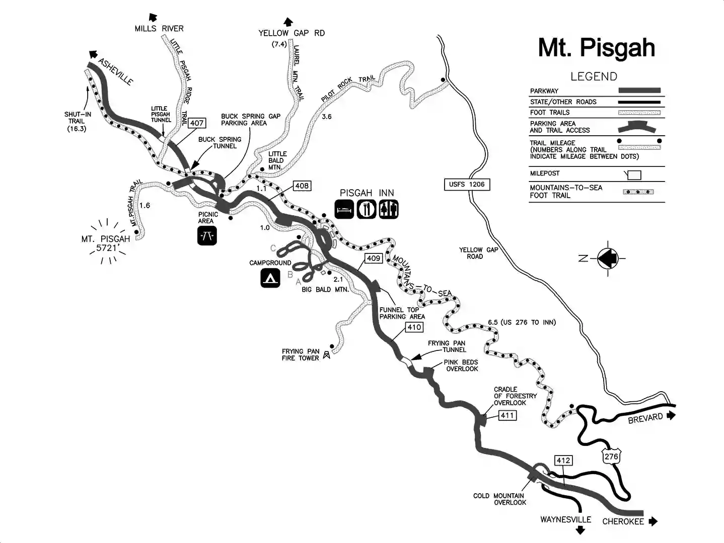 Mt. Pisgah Trailhead Mt. Pisgah Trailhead
