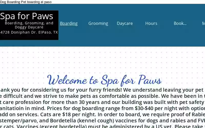 Spa For Paws Spa For Paws