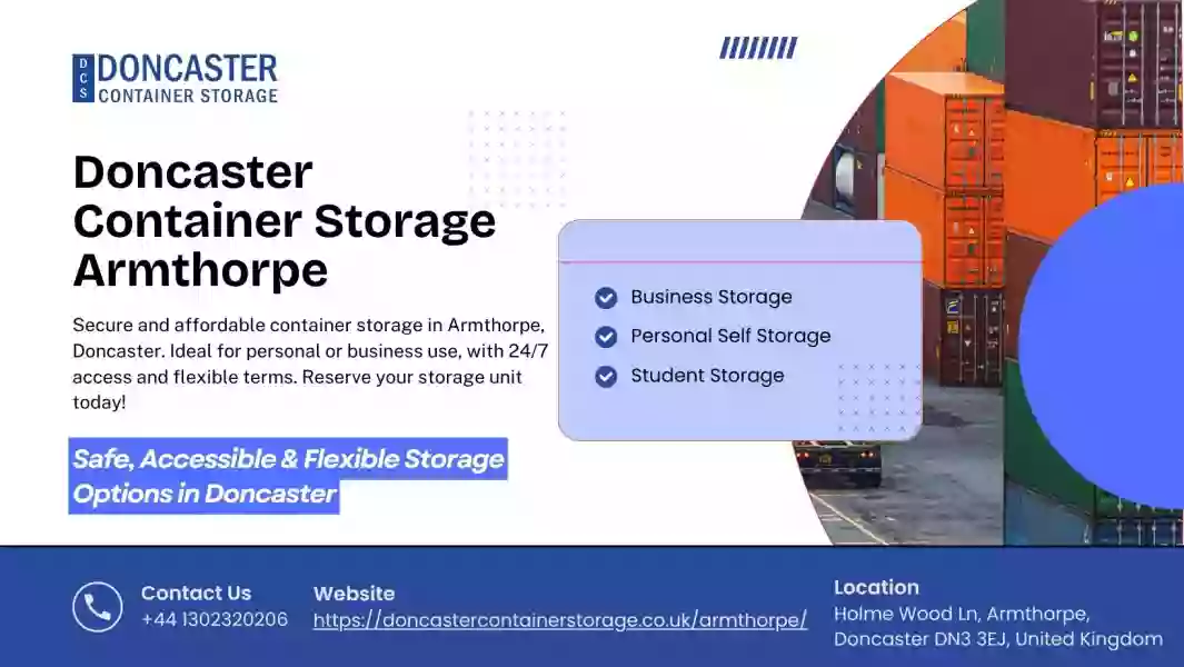 Photo of Doncaster Container Storage Armthorpe - Holme Wood Ln, Doncaster, South Yorkshire DN3, United Kingdom
